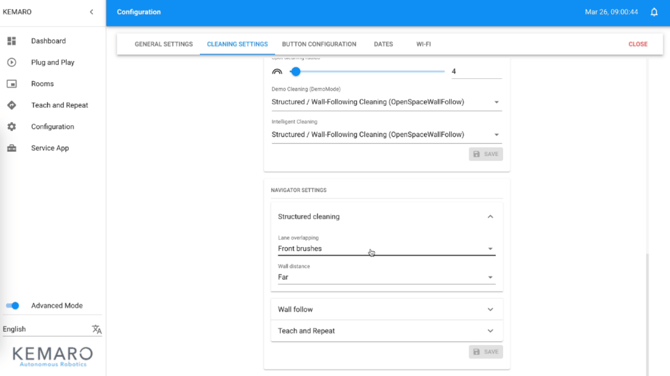 Configure Navigator Settings