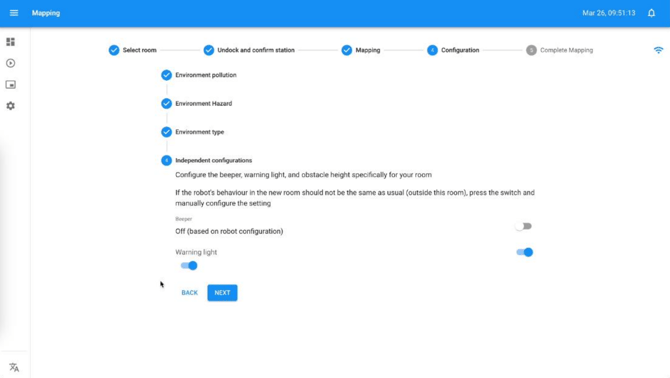 Independend configuration